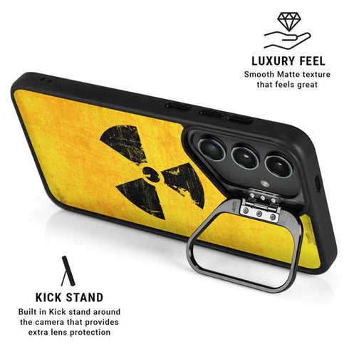 Radioactivity Large Galaxy S25 Ultra Kickstand Case